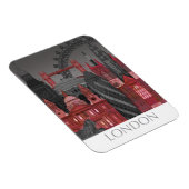 London Elevings by Night - Red Magneet (Rechterzijde)