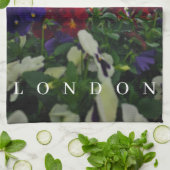 London Elizabeth Tower uitzicht theedoek (Gevouwen)