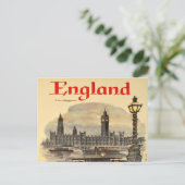 London Engeland  retro toerisme Big Ben Briefkaart (Staand voorkant)