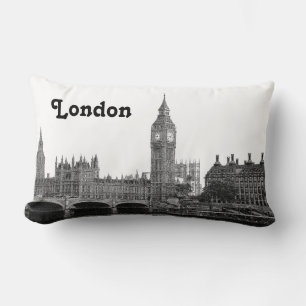 London Engeland Skyline Etched Kussen
