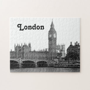 London Engeland Skyline Etched Legpuzzel