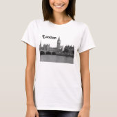 London Engeland Skyline Etched T-shirt (Voorkant)