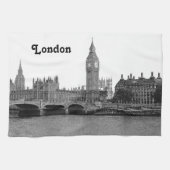 London Engeland Skyline Etched Theedoek (Horizontaal)
