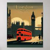 London England  Art Poster (Voorkant)