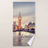London England Big Ben Badhanddoek (Badhanddoek)