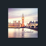 London England Big Ben Canvas Afdruk<br><div class="desc">London England Big Ben Dit is een geweldig cadeau voor iedereen die Londen Engeland heeft bezocht of van daar vandaan komt. Het zou ook een grote verrassing zijn als u een reis als manier plant om aan te kondigen waar u gaat aanpassen en het met een naam of een datum...</div>