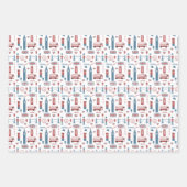 London England Big Ben English Flag Queen's Guard Inpakpapier Vel (Voorkant 3)