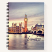 London England Big Ben Notitieboek (Voorkant)