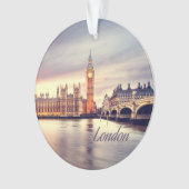 London England Big Ben Ornament (voorkant)