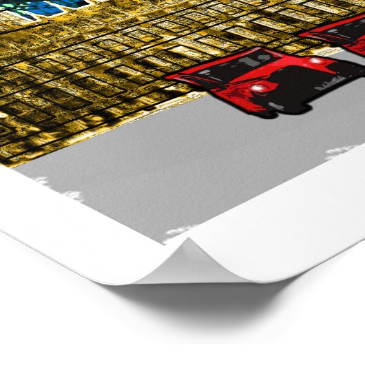 London England Big Ben Poster (Hoek)