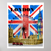 London England Big Ben Poster (Voorkant)