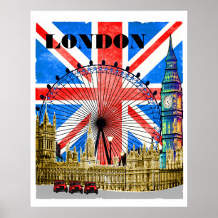 London England Big Ben Poster