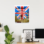 London England Big Ben Poster (Thuiskantoor)