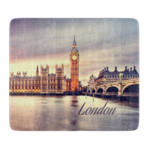 London England Big Ben Snijplank
