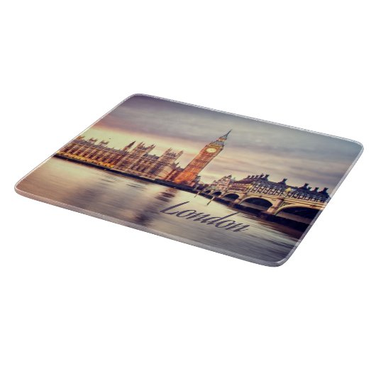 London England Big Ben Snijplank (Hoek)