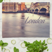 London England Big Ben Theedoek (Gevouwen)