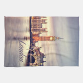London England Big Ben Theedoek (Horizontaal)