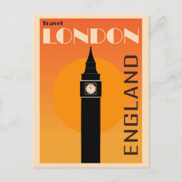 London England Big Ben Travel Briefkaart
