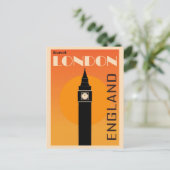 London England Big Ben Travel Briefkaart (Staand voorkant)