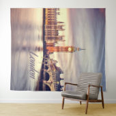 London England Big Ben Wandkleed (In Situ (horizontaal))