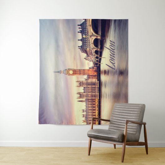 London England Big Ben Wandkleed (In situ)