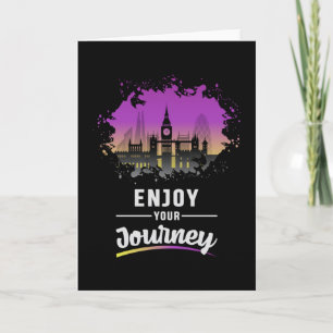 London England City Cityscape Skyline Funny Gift Kaart
