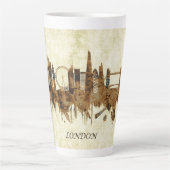 London England Cityscape Latte Mok (Voorkant)