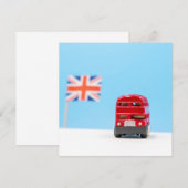 London England Double Decker Red Bus (Voorkant / Achterkant)