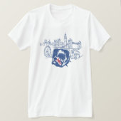 London England English Bulldog TShirt (Design voorkant)