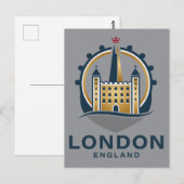 London England Great Britain Briefkaart (Voorkant / Achterkant)
