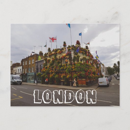 London England Great Britain Churchill Arms Briefkaart (Voorkant)