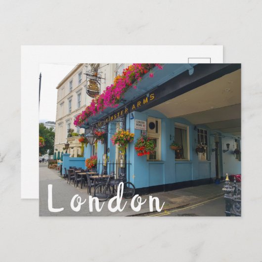 London England Great Britain Pub Architecture Briefkaart (Voorkant / Achterkant)