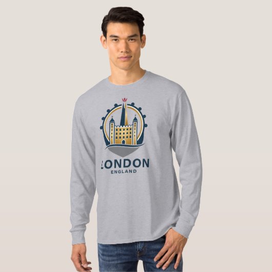 London England Great Britain T-shirt (Voorkant volledig)