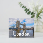 London England Great Britain Tower Bridge Briefkaart (Staand voorkant)