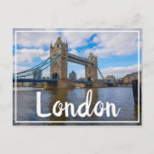 London England Great Britain Tower Bridge Briefkaart (Voorkant)