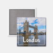 London England Great Britain Tower Bridge Magneet (Voorkant / Achterkant)
