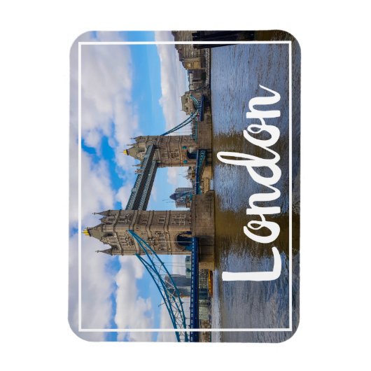 London England Great Britain Tower Bridge Magneet (Verticaal)