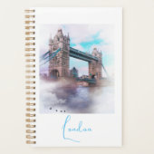 London England Groot-Brittannië Tower Bridge Planner (Voorkant)