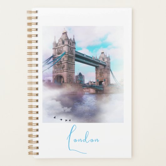 London England Groot-Brittannië Tower Bridge Planner (Voorkant)