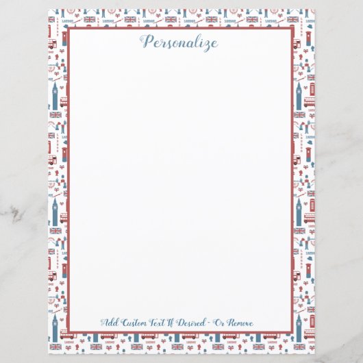 London England Landmarks Big Ben English Flag (Voorkant)