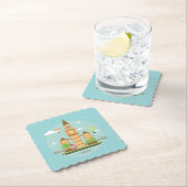 London England Landmarks Drink Coasters Kartonnen Onderzetters (Insitu)