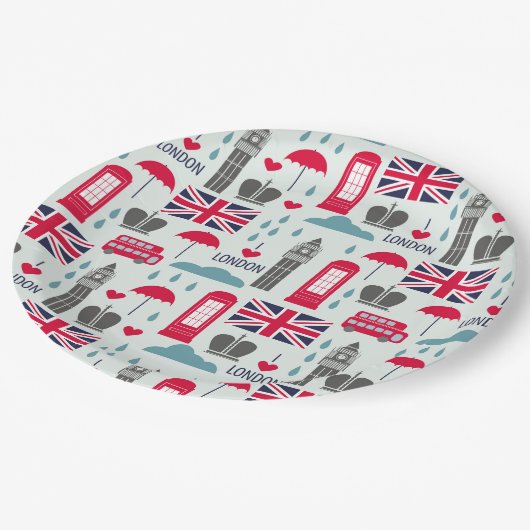 London, England Paper Bord (Gekanteld)