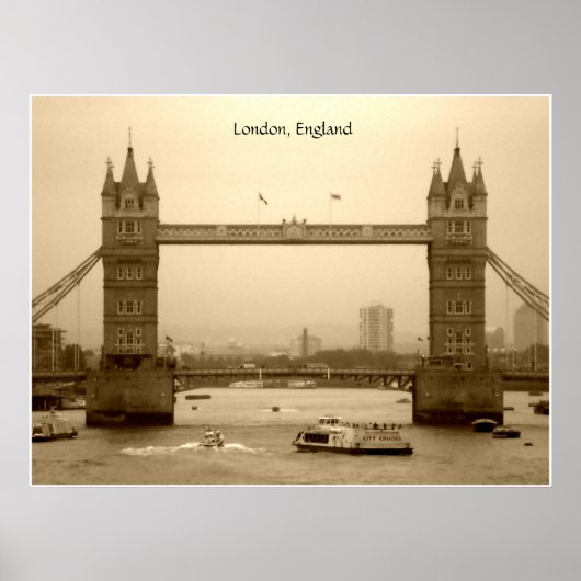 London England poster (Voorkant)