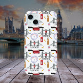 London England Queens Guard English Pattern iPhone Hoesje