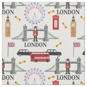 London England Queens Guard English Pattern Stof (Close Up)