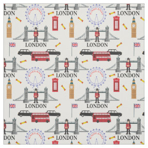 London England Queens Guard English Pattern Stof