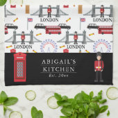 London England Queens Guard English Pattern Theedoek (Gevouwen)