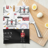 London England Queens Guard English Pattern Theedoek (Quarter Fold)