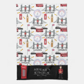 London England Queens Guard English Pattern Theedoek (Verticaal)