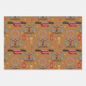 London England Queens Guard English Pattern Wrappi Inpakpapier Vel (Voorkant 3)